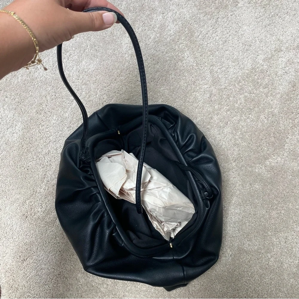 NWOT Amazon the drop black clutch - Picture 6 of 8